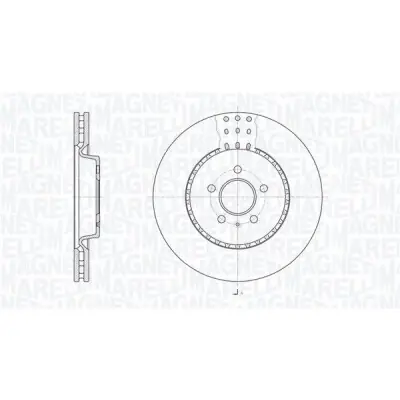 Última Oportunidad Disco de freno MAGNETI MARELLI 361302040777